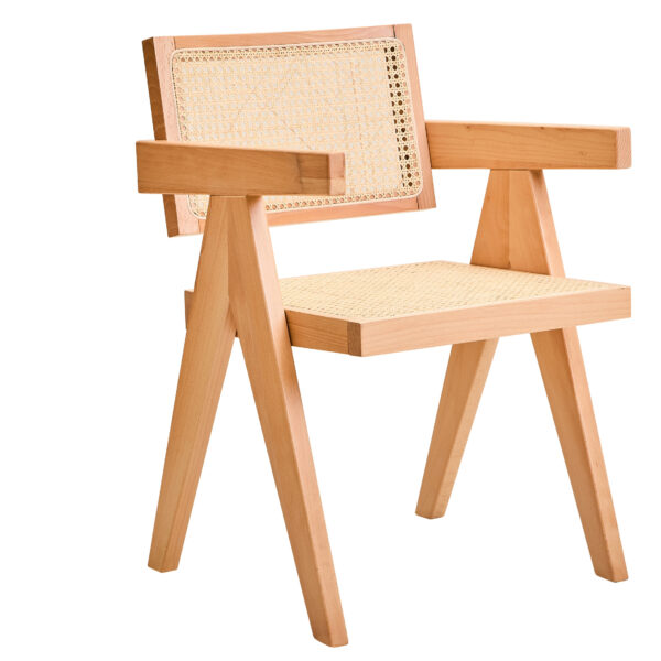 Cebu Natural Cane and Beech Wood Dining Chair