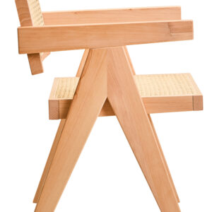 Cebu Natural Cane and Beech Wood Dining Chair