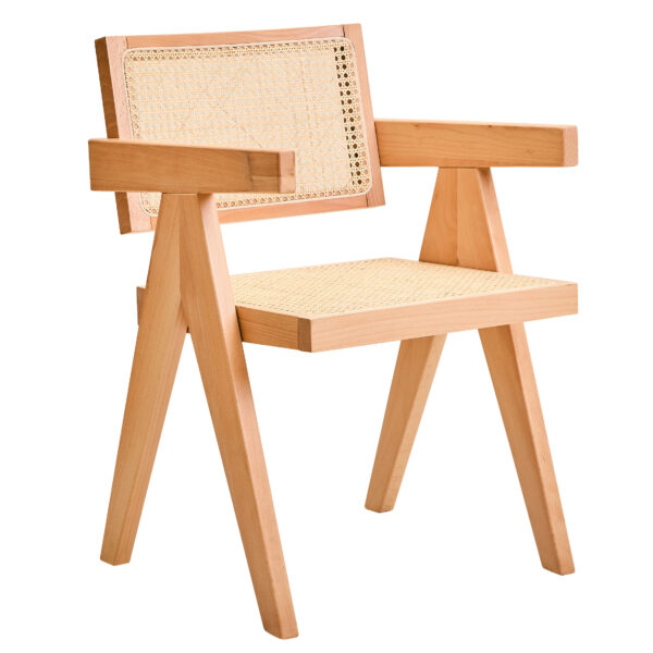 Cebu Natural Cane and Beech Wood Dining Chair