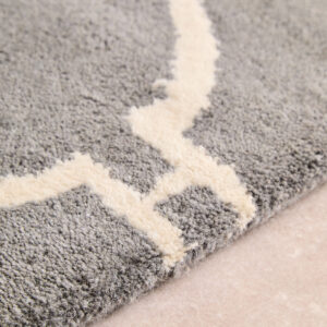 Bosie Kensington Townhouse Large Grey Hand Woven Rug