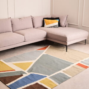 Bosie Villon Abstract Art Rug