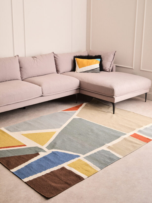 Bosie Villon Abstract Art Rug