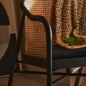 Bosie Chevron Beige Woven Throw