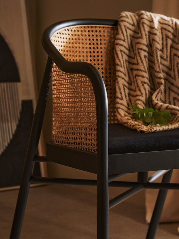 Bosie Chevron Beige Woven Throw