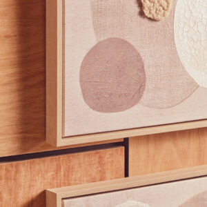 Astratto Set Of 2 Natural Textured Wall Art