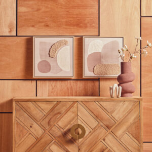 Astratto Set Of 2 Natural Textured Wall Art