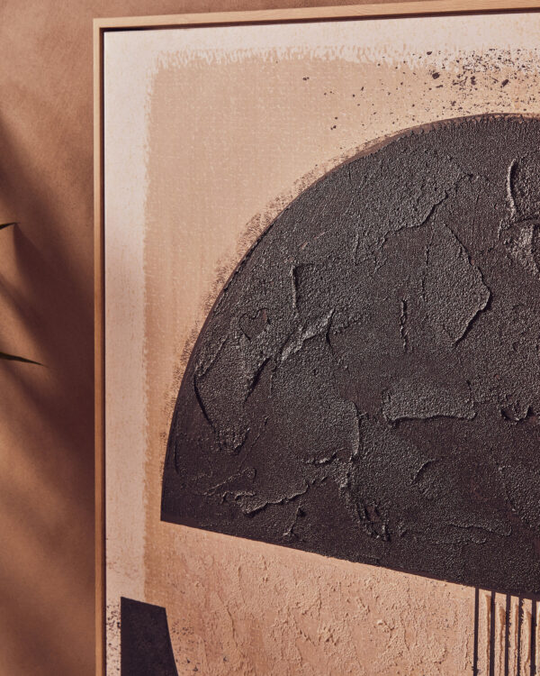 Astratto Black and Cream Wall Art