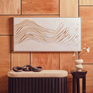 Astratto Cream Textured Wall Art