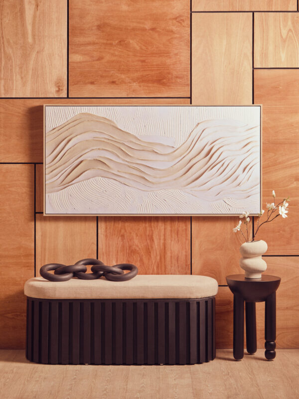 Astratto Cream Textured Wall Art
