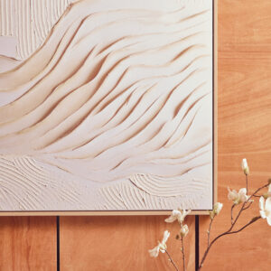 Astratto Cream Textured Wall Art