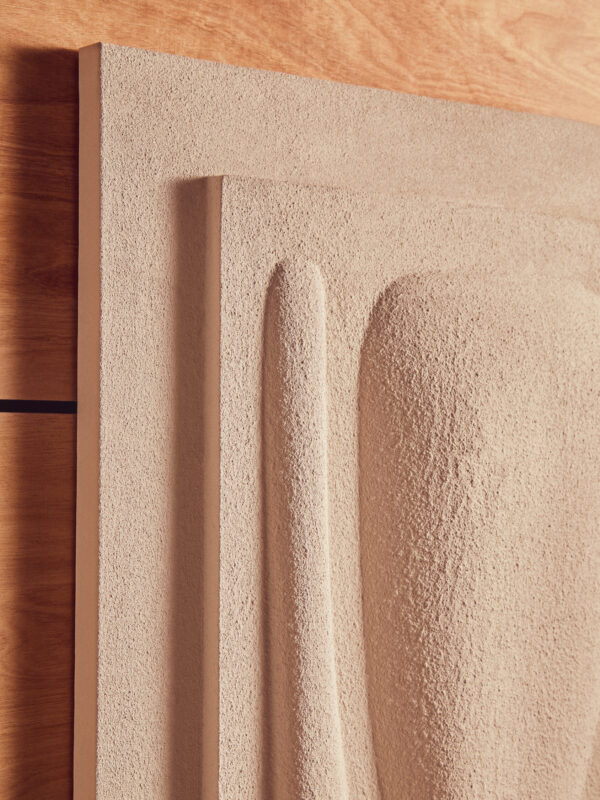 Astratto 3D Cream Wall Art