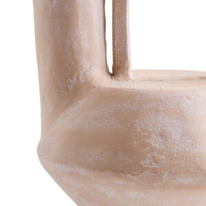 Densita Small Textured Beige Whitewash Vase