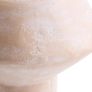 Densita Small Textured Beige Whitewash Vase