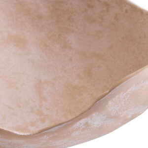 Densita Set of Two Textured Beige Whitewash Bowls
