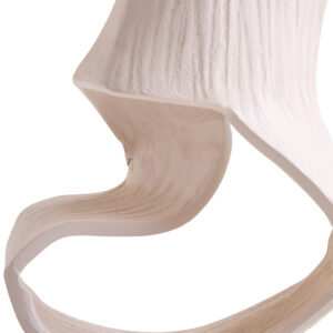 Prato Small Cream Abstract Swirl Sculpture