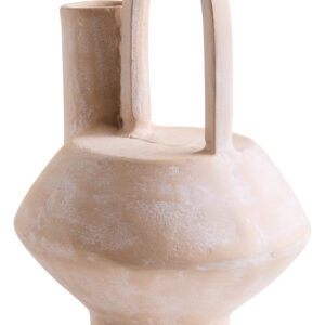 Densita Small Textured Beige Whitewash Vase