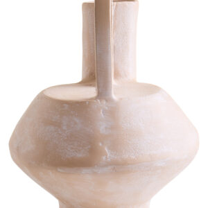 Densita Small Textured Beige Whitewash Vase