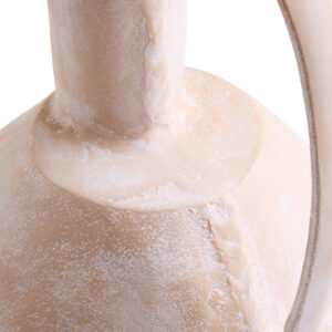 Densita Large Textured Beige Whitewash Vase
