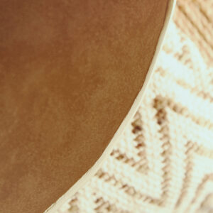 Densita Large Textured Beige Whitewash Bowl