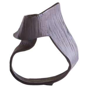 Prato Large Brown Abstract Swirl Sculpture