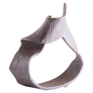 Prato Large Brown Abstract Swirl Sculpture