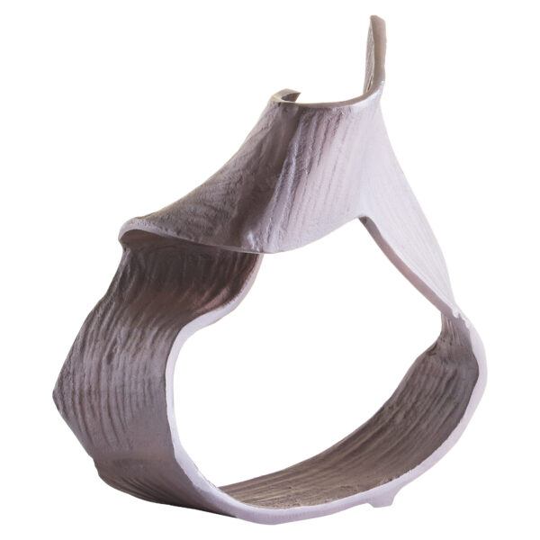 Prato Large Brown Abstract Swirl Sculpture