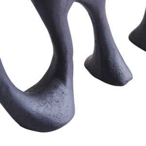 Prato Four Light Black Candle Holder