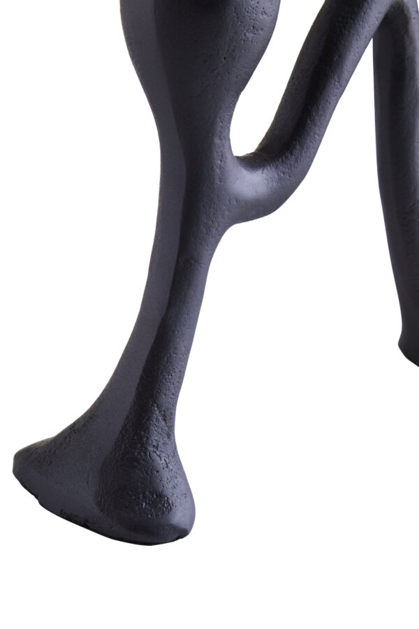 Prato Four Light Black Candle Holder