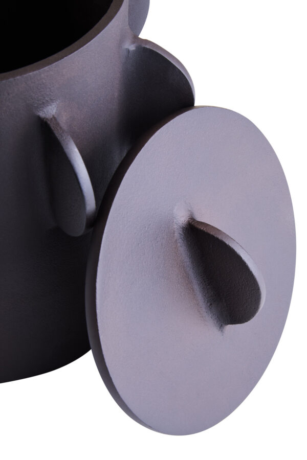 Prato Large Round Textured Brown Box