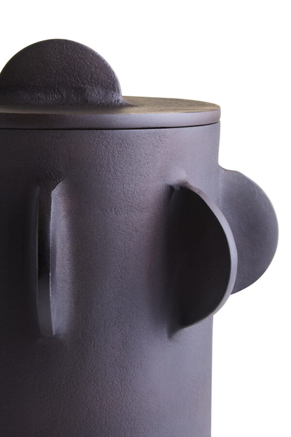 Prato Large Round Textured Brown Box