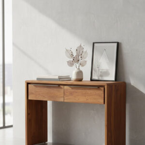 Surati Two Door Sheesham And Acacia Console Table