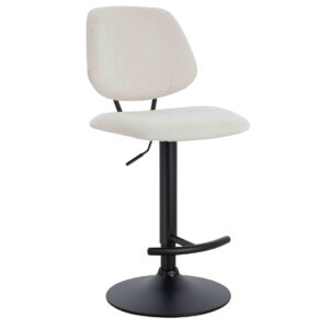 Maxwell Set of 2 Beige Textured Fabric Bar Chairs