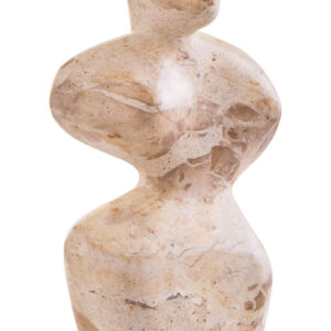 Santino Chocolate Marble Abstract Sculpture