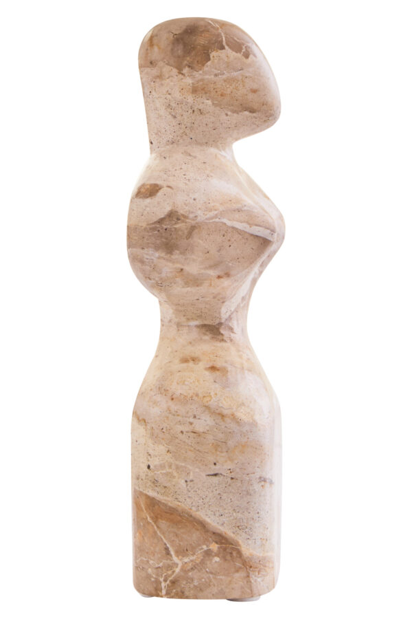 Santino Chocolate Marble Abstract Sculpture