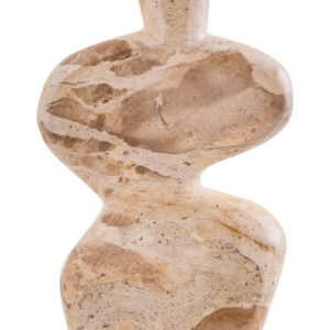 Santino Chocolate Marble Abstract Sculpture