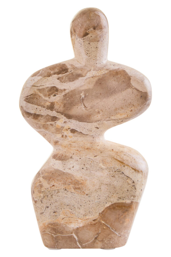 Santino Chocolate Marble Abstract Sculpture