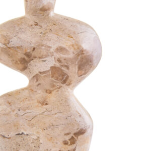 Santino Chocolate Marble Abstract Sculpture