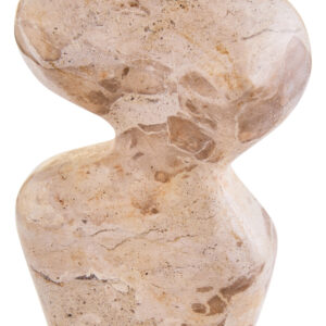 Santino Chocolate Marble Abstract Sculpture