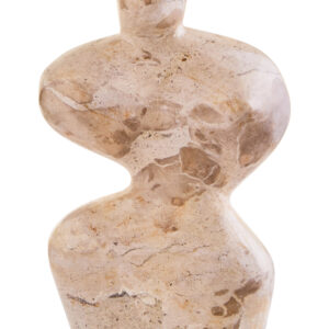 Santino Chocolate Marble Abstract Sculpture