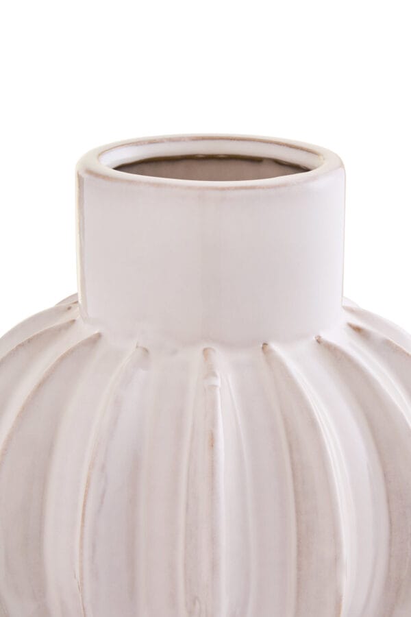 Kondo Cream Bubble Vase