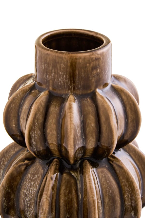 Kondo Brown Bubble Vase