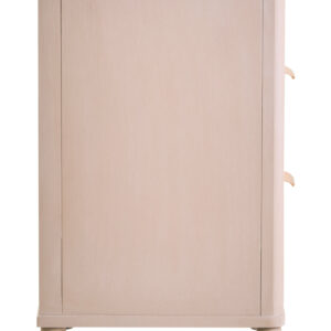 Heritage Reed Detail Taupe Finish Three Drawer Chest