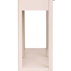 Heritage Two Drawer Taupe Finish Wood Console Table