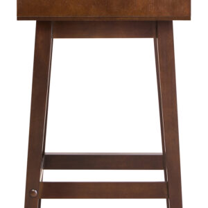 Heritage One Drawer Walnut Wood Finish Side Table