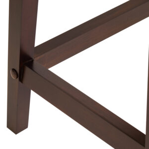 Heritage One Drawer Walnut Wood Finish Side Table