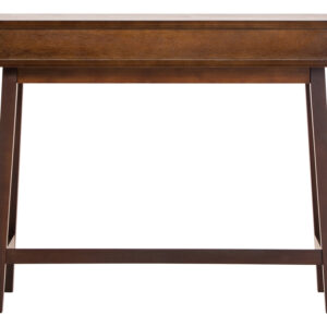 Heritage Two Drawer Walnut Finish Wood Console Table
