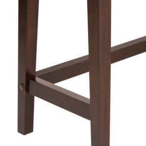 Heritage Two Drawer Walnut Finish Wood Console Table