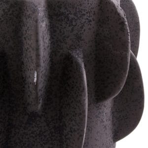 Sidra Small Black Textured Planter