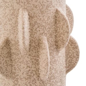 Sidra Small Cream Textured Vase