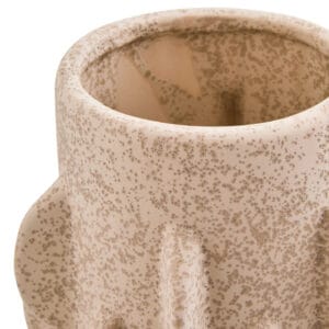 Sidra Small Cream Textured Vase